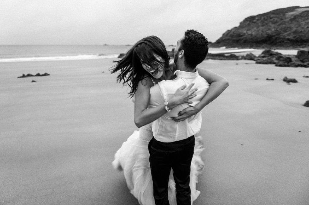 photo mariage plage dinard
