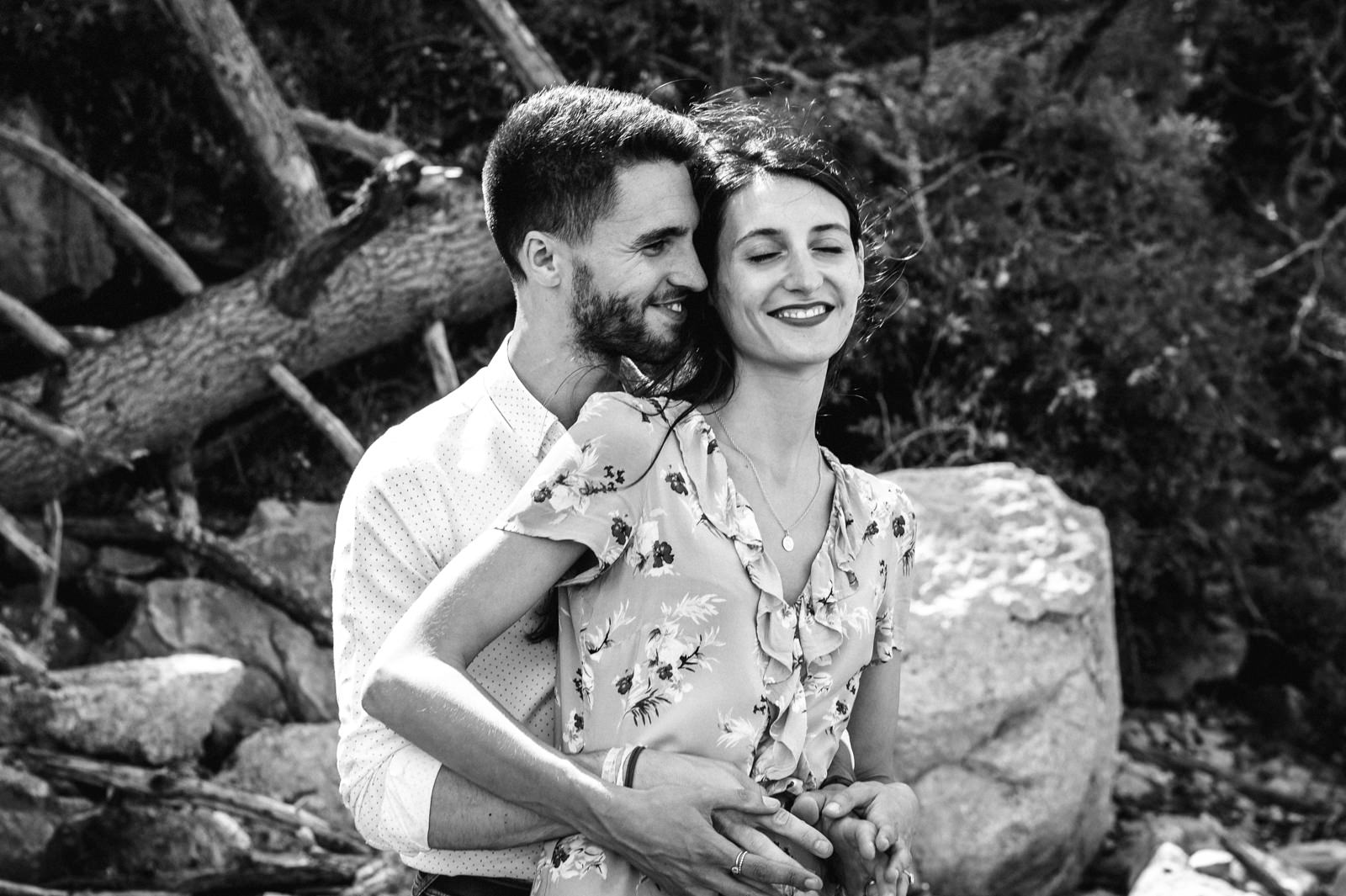 couple sur la plage photo noirmoutier