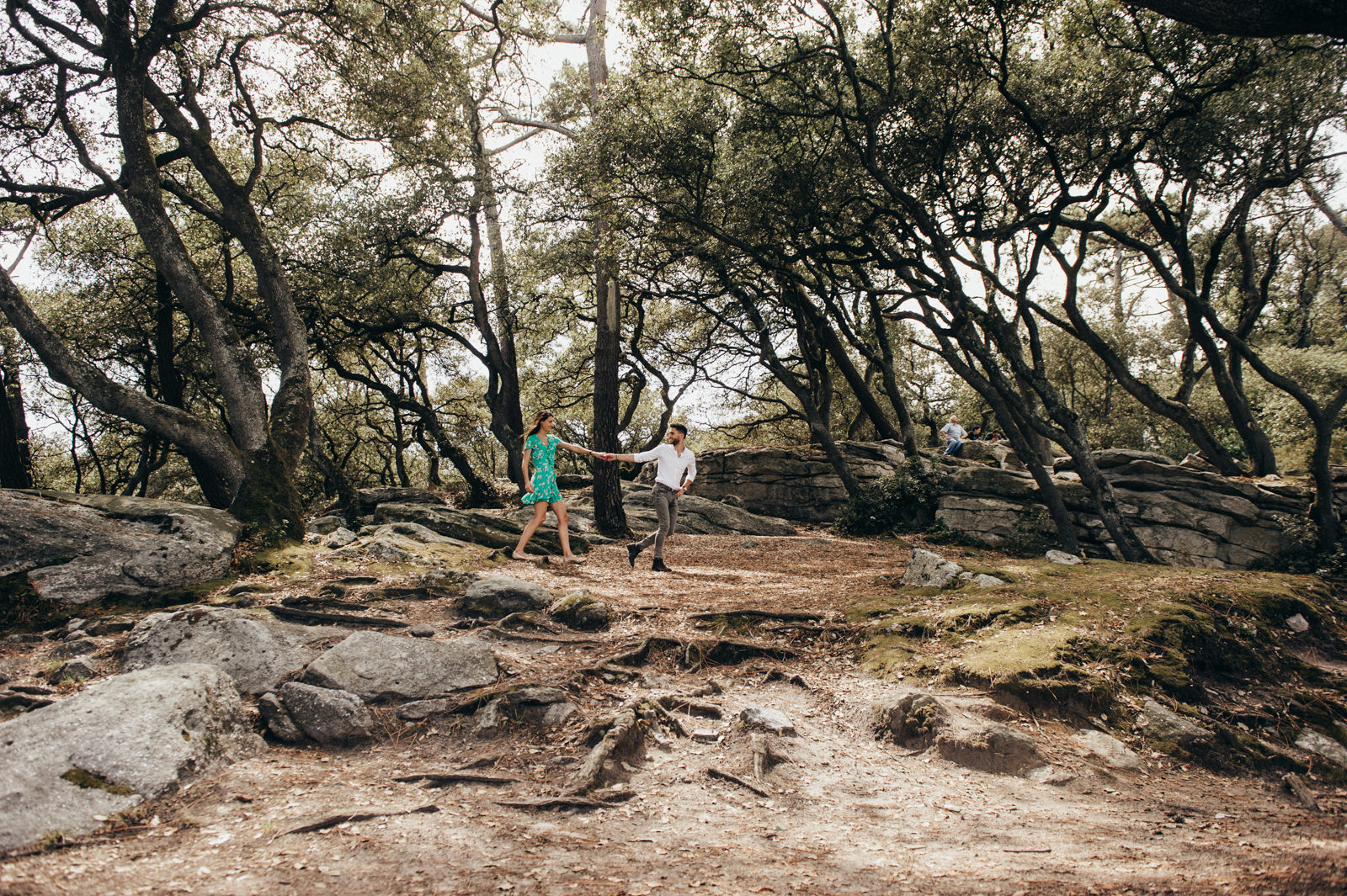 couple sur la plage photo noirmoutier