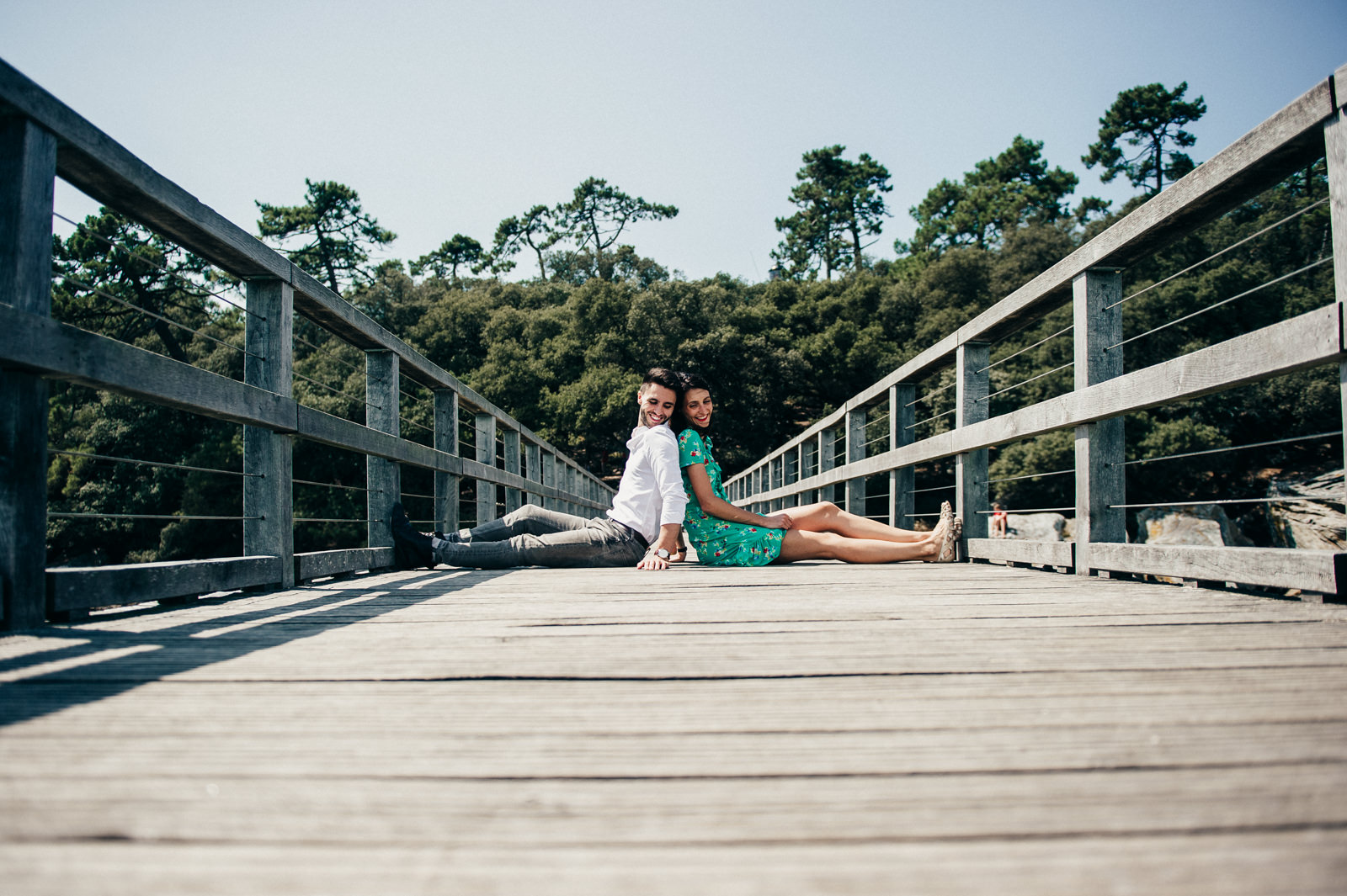 couple sur la plage photo noirmoutier