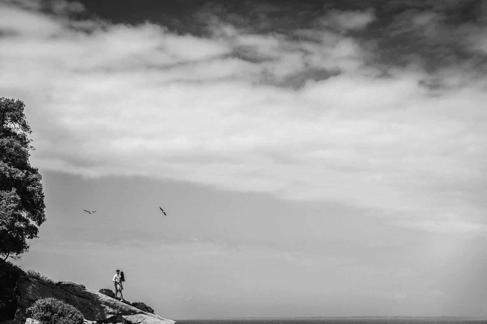 couple sur la plage photo noirmoutier