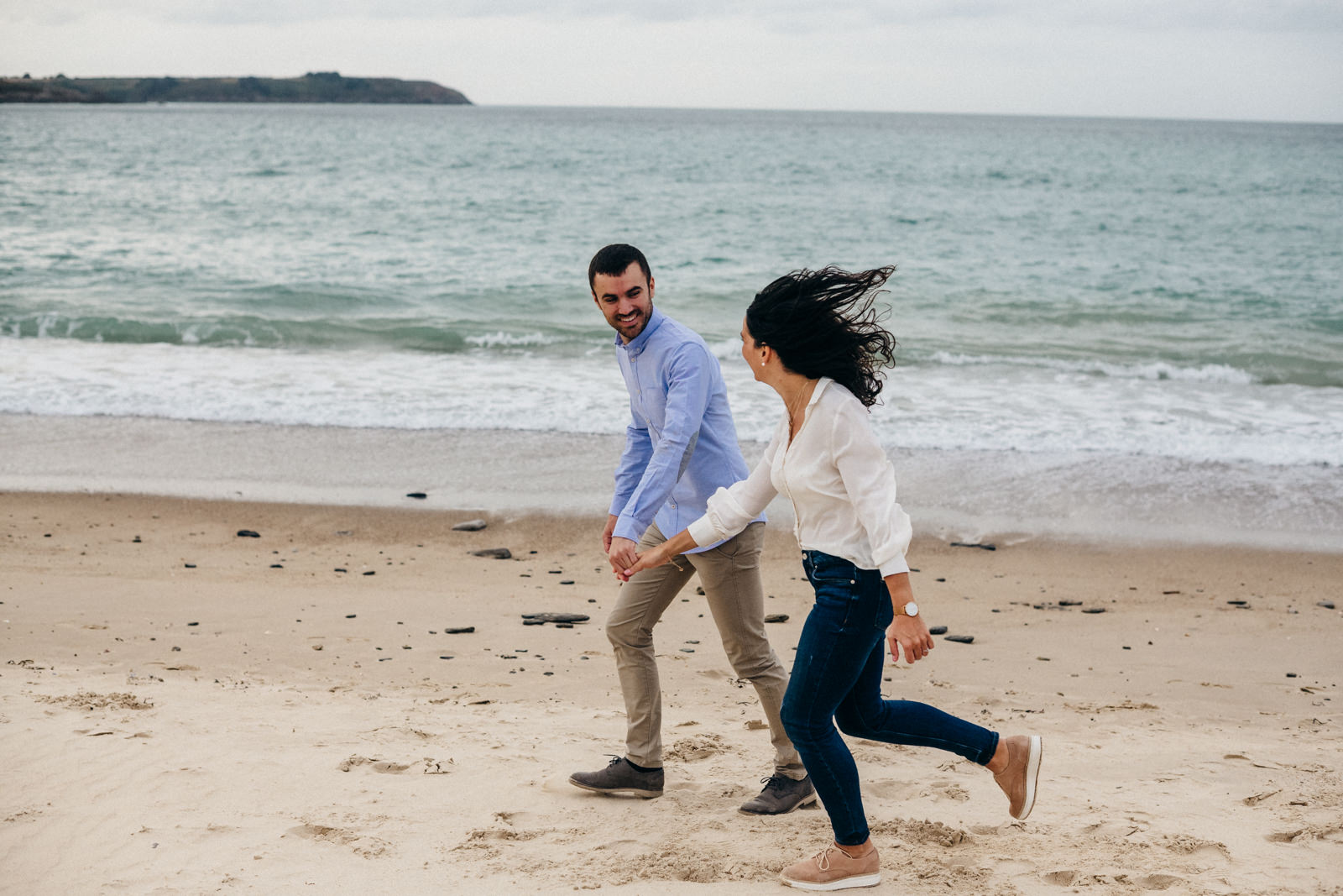 photo de couple à la plage