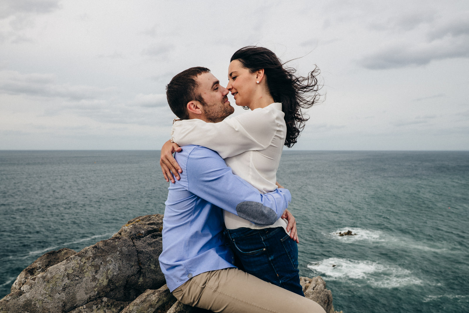 photo de couple à la plage