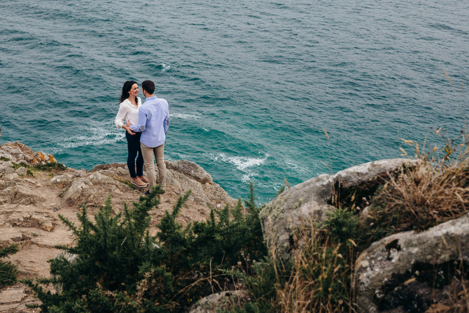 photo de couple à la plage