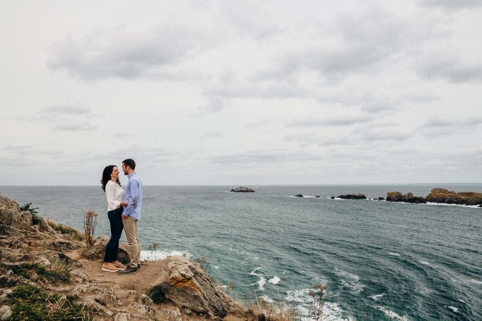 photo de couple à la plage