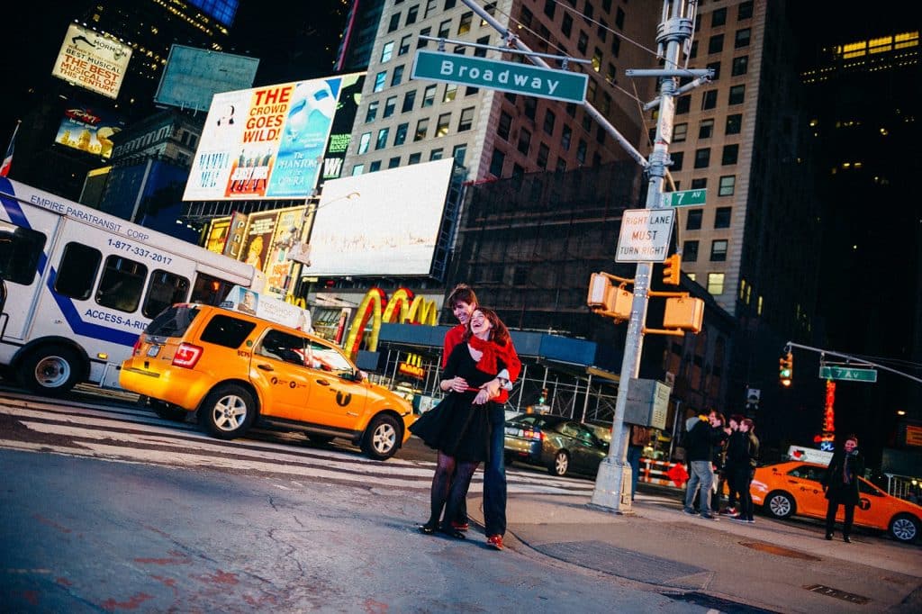 Séance engagement à New- York